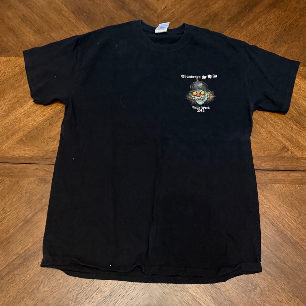 Gildan Thunder in the Hills Rally Week‎ 2012 South Dakota Clown T-Shirt Mens M